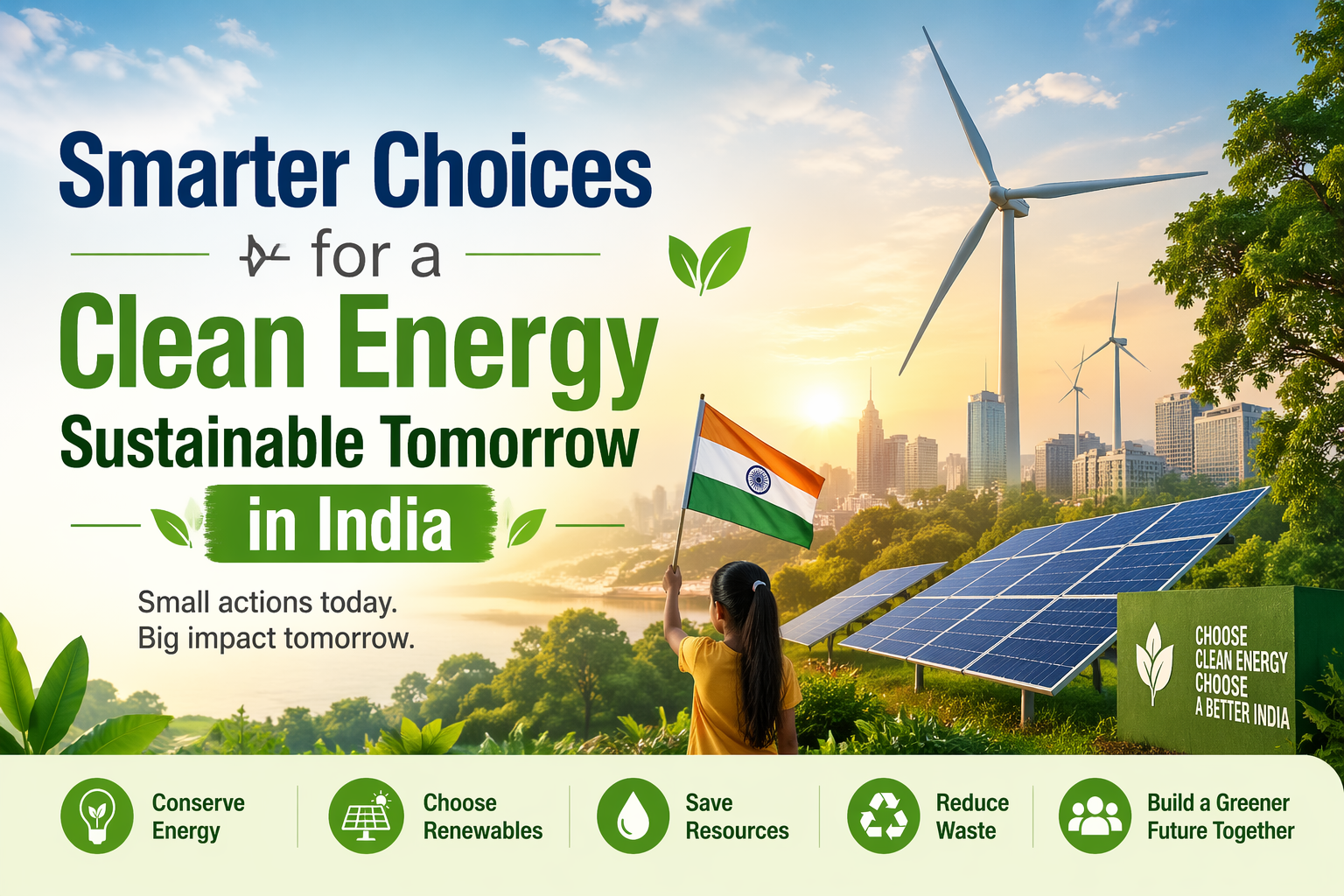 Smarter Choices for a Clean Energy Sustainable Tomorrow in India