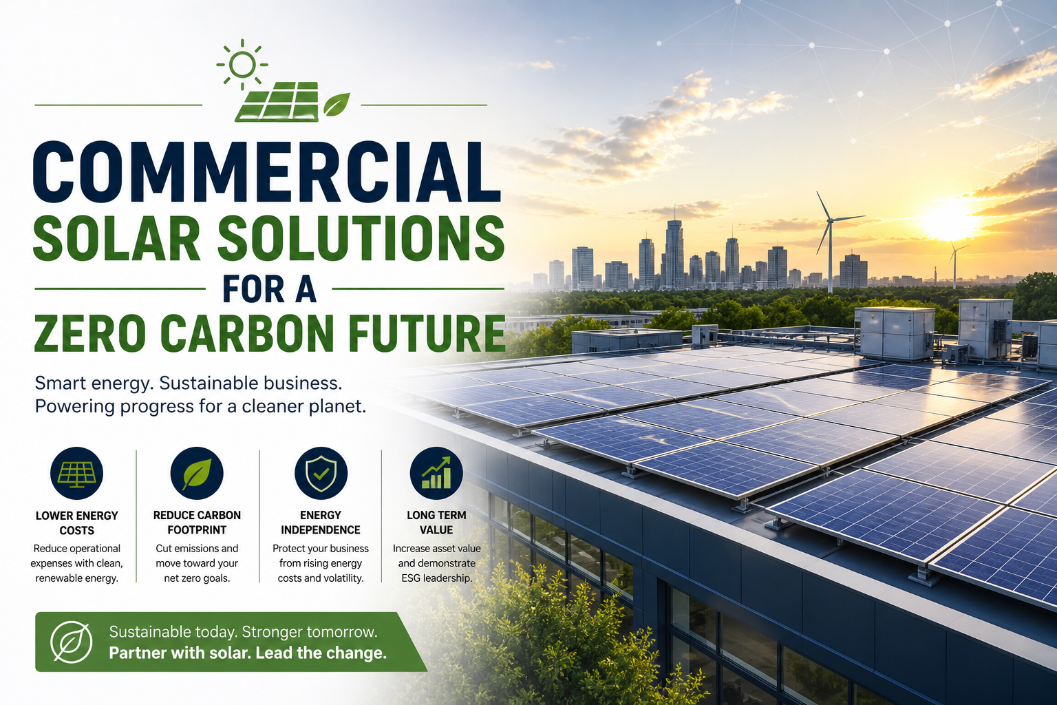 Commercial Solar Solutions for a Zero Carbon Future