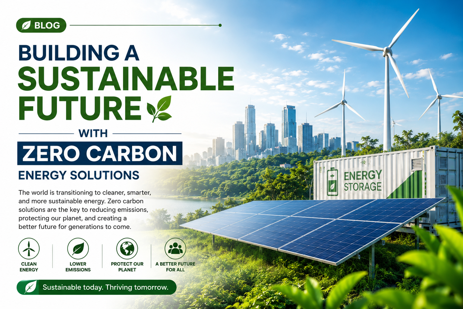 Building a Sustainable Future with Zero Carbon Energy Solutions