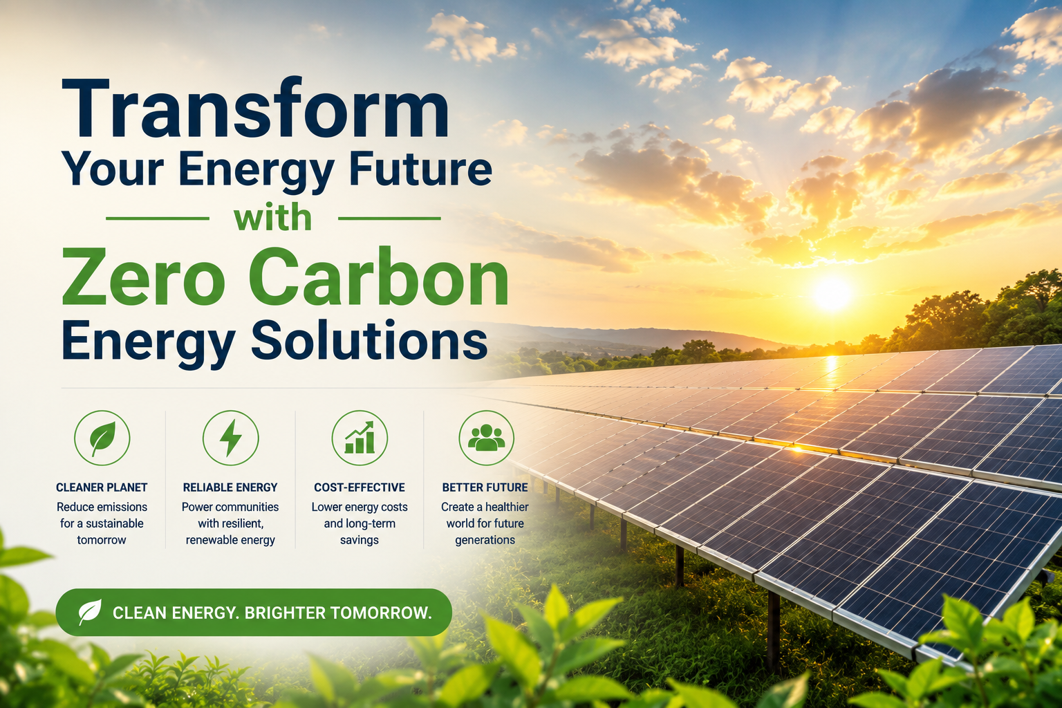Transform Your Energy Future with Zero Carbon Energy Solutions